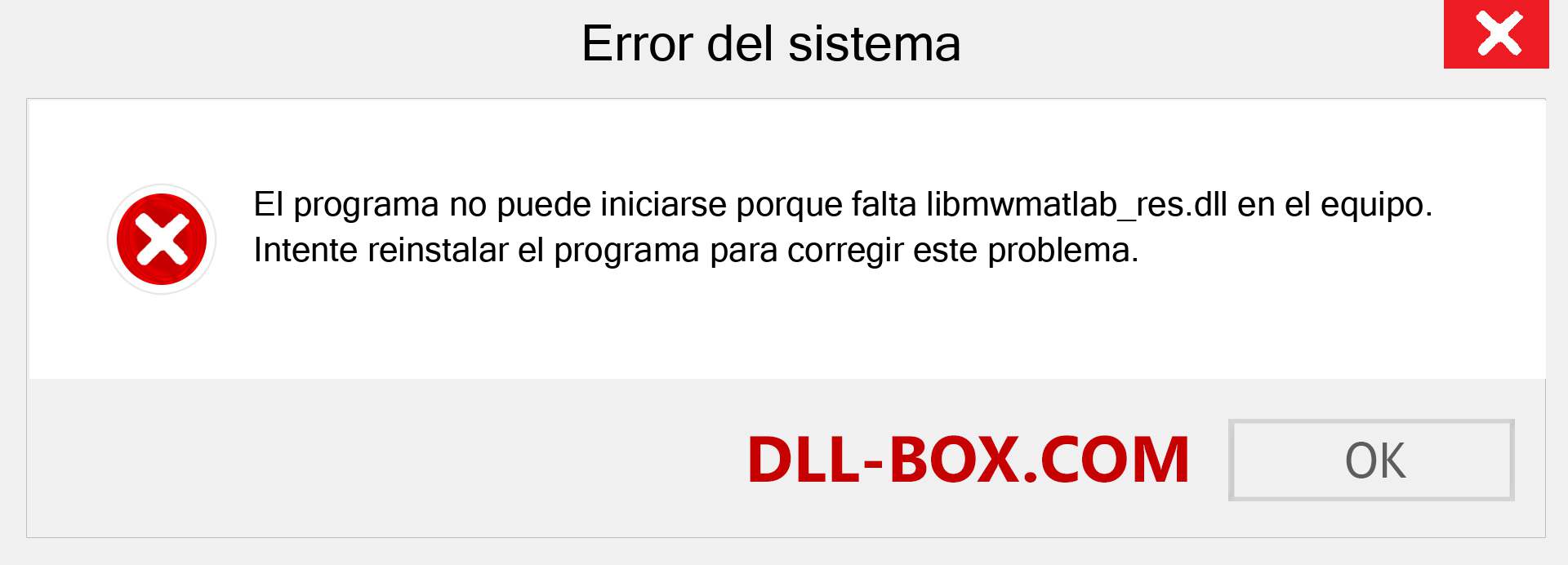 ¿Falta el archivo libmwmatlab_res.dll ?. Descargar para Windows 7, 8, 10 - Corregir libmwmatlab_res dll Missing Error en Windows, fotos, imágenes